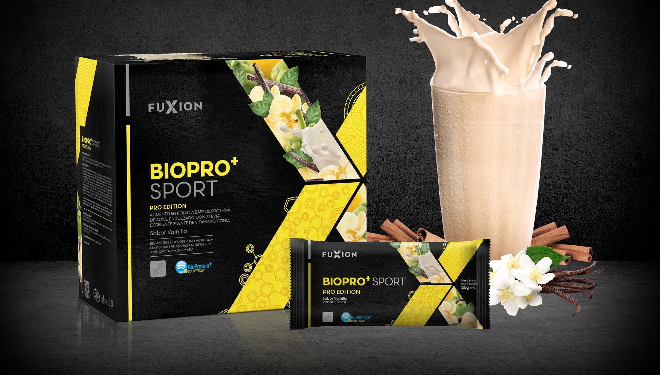 BIOPRO+ SPORT PRO EDITION - Proteína con Actinos y Calostro FuXion