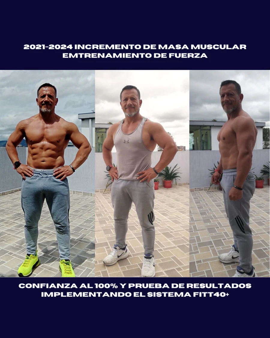 2021 a 2024 incremento de masa muscular y entrenamiento de fuerza
