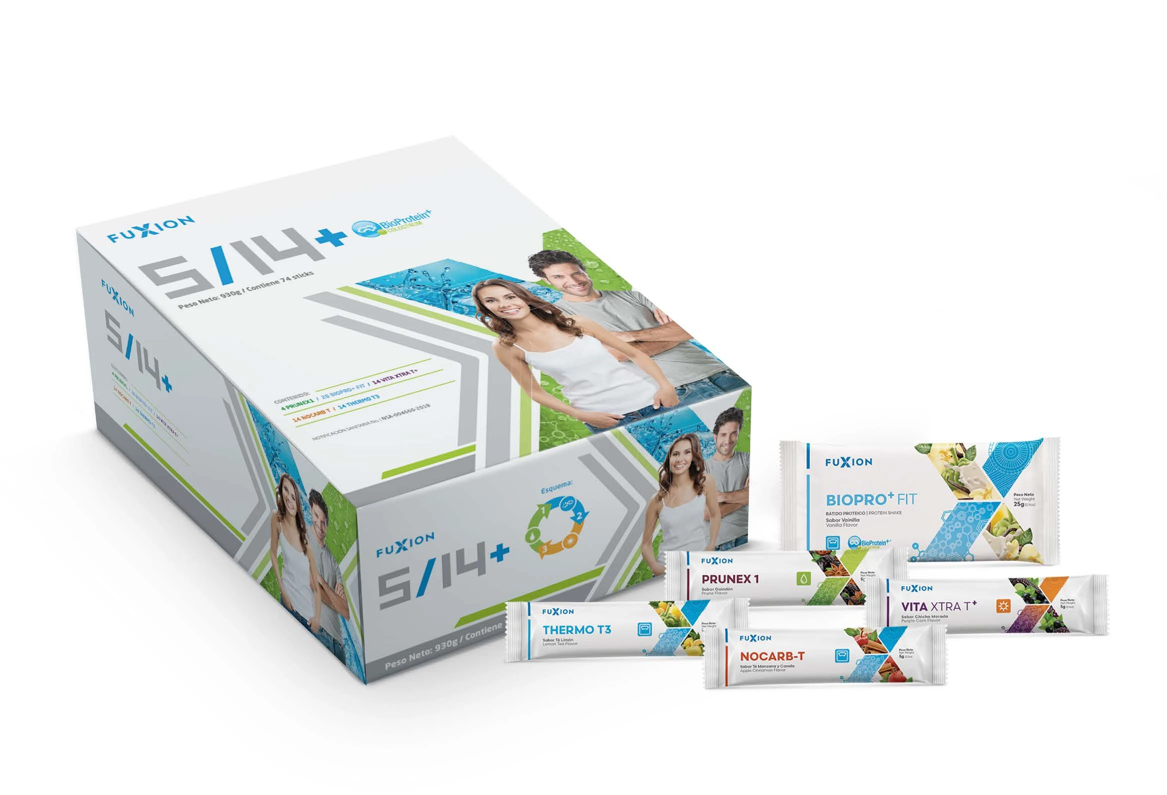 PACK 5/14 - Programa Nutricional 14 Días Fuxion